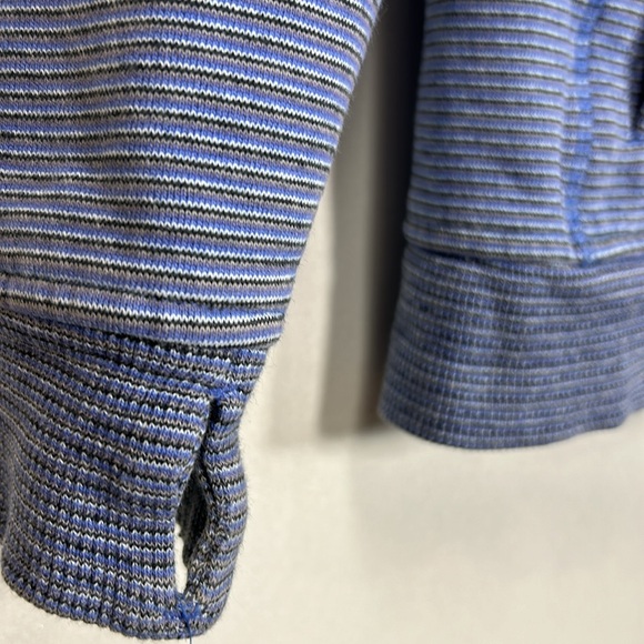 Ivivva Size 12 Girls Hoodie Full Zip Kids Lululemon Scuba Warm Sweater Blue Kid - Picture 4 of 8